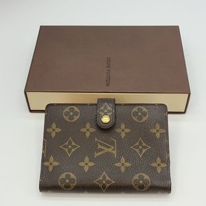 Louis Vuitton Brown Monogram Canvas Small Wallet